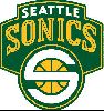 Sports BasketBall Logos : Seattle Supersonics Logo