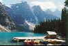 Cities Canada : Lake Moraine canoe dock