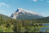 Cities Canada : The peak soaring above the town of Banff.