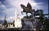 Cities Europe Albania : Skanderbeg statue in Skanderbeg Square.