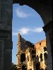 Cities Europe Rome : Colosseum From Arch