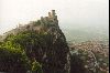 Cities Europe San Marino : La Rocca o Guaita and the city of San Marino.