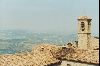 Cities Europe San Marino : Looking down at the countryside from the city of San Marino on Mount Tita