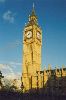 Cities Europe The United Kingdom : Big Ben, with the Millennium Eye in the background