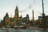 Cities Europe The United Kingdom : George Square decorated for Christmas