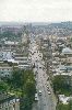 Cities Europe The United Kingdom : Looking up Princes Street from the Nelson Monument