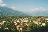 Cities Europe Liechtenstein : Looking out over the Rhine Valley, Vaduz, and beyond, to Switzerland