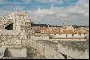 Cities Europe France : From the edge of the Ampitheatre, you can look over the rooftops of Nîmes.