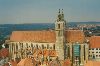 Cities Europe Germany : From atop the Rathaus, this is looking over at St. Jakob s Chruch