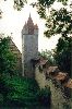 Cities Europe Germany : Some of the wall along the south part of Rothenburg