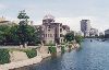 Cities Asia Japan : The A-Bomb Dome as seen from the bridge that served as the target for the Enola