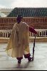 Cities Africa Morocco : A guard for the Mohammed V Mausoleum in Rabat.