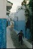 Cities Africa Morocco : A Moroccan kid running through the Kasbah in Rabat.