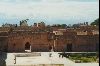 Cities Africa Morocco : Looking from the Menara Gardens toward the snow-capped Atlas Mountains far i