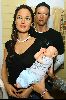 Angelina Jolie and Brad Pitt baby WAX replicas