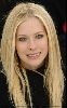 Avril Lavigne straight blond hair