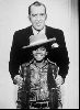 Michael Jackson as a child with his father Joe Jackson