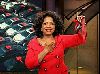 Oprah Winfrey : Winfrey during her car giveaway TO the entire audience.