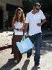 Jessica Alba spotted wearing a brown maxi skirt while in West Hollywood on August 21st 2006