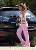 Jessica Alba walking her dog in Hollywood hillls on August 30th 2006