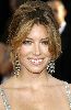 Jessica Biel arrives at the 2007 Golden Globe Awards